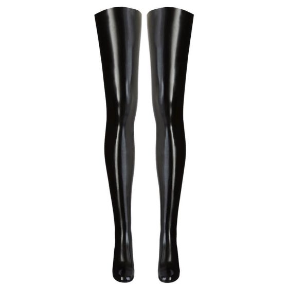 LATEX - ženske nogavice (črne) - S/M