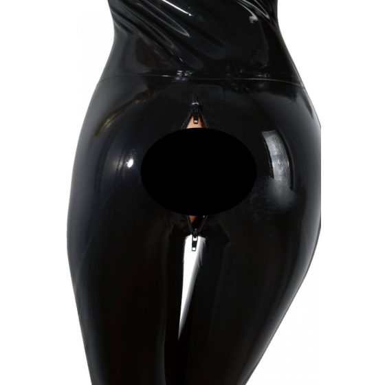 LATEX - Ženski kombinezon z dolgimi rokavi (črn) - S