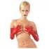 LATEX - dolge uniseks rokavice - rdeče