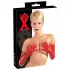 LATEX - dolge uniseks rokavice - rdeče - L