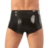 Latex boksar + penisni tulec (črn)
