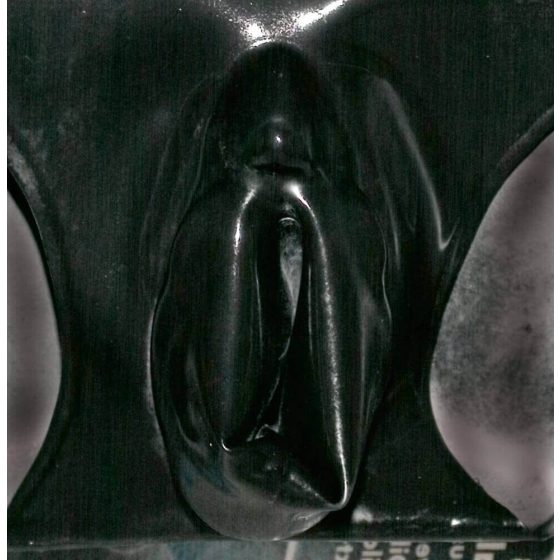 LATEX - žensko spodnje perilo z vagino (črno) - M