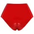 LATEX - spodnje hlače z živim dildo (rdeče)