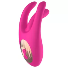   Mrow - vibracijski stimulator klitorisa s 3 kraki - polnilni - roza