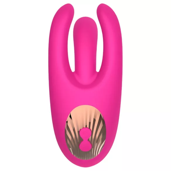 Mrow - vibracijski stimulator klitorisa s 3 kraki - polnilni - roza