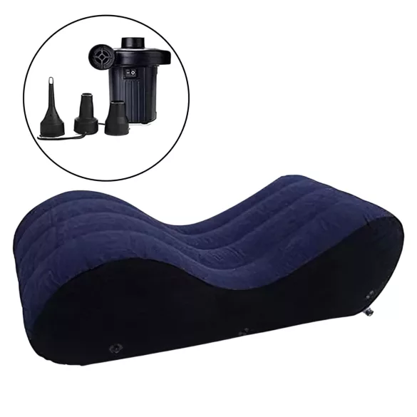 Magic Pillow - napihljiv seks kavč - velik - modra