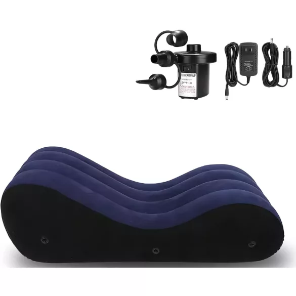 Magic Pillow - napihljiv seks kavč - velik - modra
