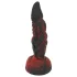 OgazR Hell Dong - dildo z žilami - 20 cm - rdeč