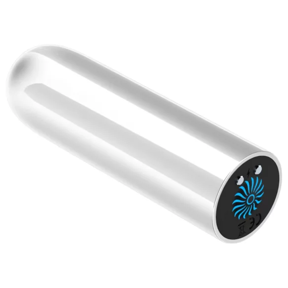 Funny Me - mini vibracijski stimulator - akumulatorski, vodoodporen, bel