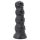 Topped Monster - dildo v obliki lobanje - 22 cm (črna)
