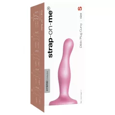 Strap-on-me Curvy S - valovit dildo z priseskom (roza)