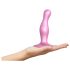 Strap-on-me - valovit dildo s priseskom - roza - Curvy S