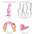 Strap-on-me Curvy S - valovit dildo z priseskom (roza)