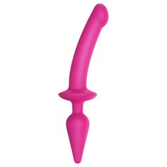   Strap-on-me Swith Pol-Realistični L - 2v1 silikonski dildo (roza)