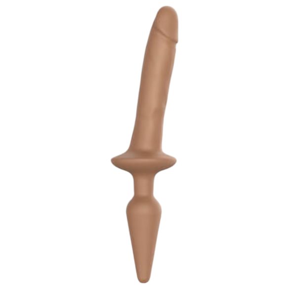 Strap-on-me Realistični S - 2v1 silikonski dildo (naravno)