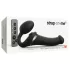 Strap-on-me - strap-on vibrator s pulznimi valovi - črna, velikost M