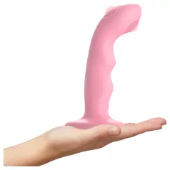   Strap-on-me M - vodoodporen, pulzirajoč G-točka vibrator (roza)