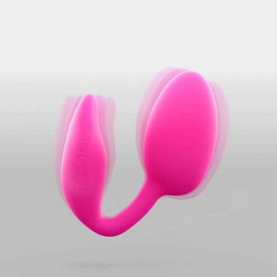 Love to Love Wonderlove - klitoralni vibrator 2v1 z radiem (roza)