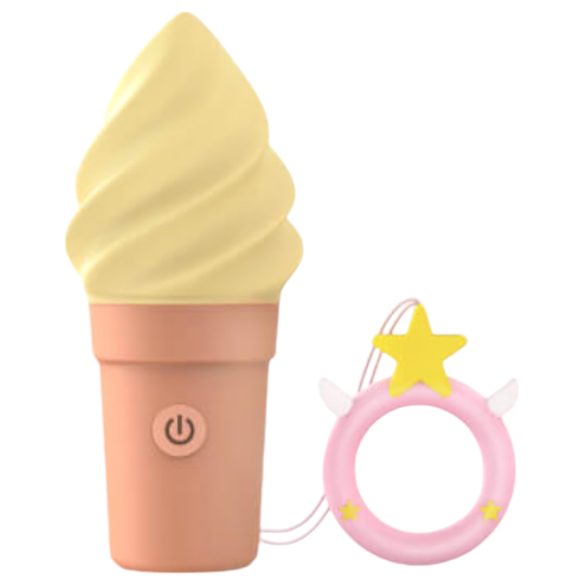 Ljubezen do Ljubezni Cand Ice - akumulatorski vibrator za klitoris (vanilija)