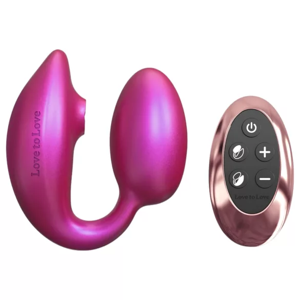 Wonderlover - stimulator G-točke (kovinsko roza)