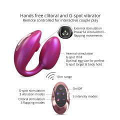   Love to Love Wonderlover - klitorisni vibrator za točko G (kovinsko roza)