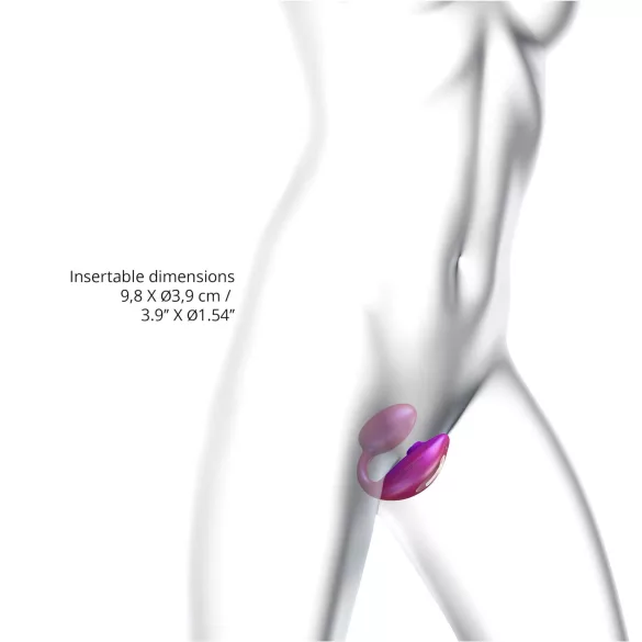 Wonderlover - stimulator G-točke (kovinsko roza)
