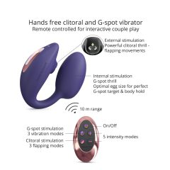   Love to Love Wonderlover - klitorisni vibrator G-točka (vijolična)