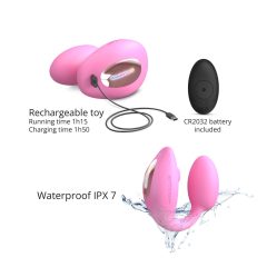   Love to Love Wonderlover - klitorisni vibrator s točko G (roza)
