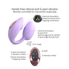   Love to Love Wonderlover - klitorisni vibrator za točko G (vijolična)