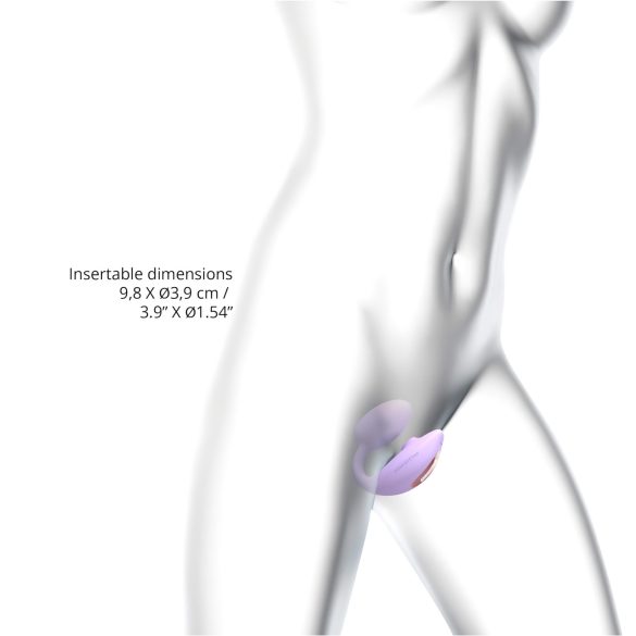 G-točkovni vibrator za stimulacijo klitorisa (vijoličen)