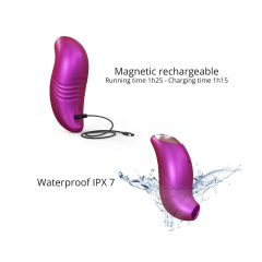  Love to Love Believer - vodoodporni stimulator klitorisa za polnjenje (kovinsko roza)