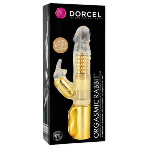 Dorcel Orgasmic Rabbit - zlati vibrator s stimulacijo klitorisa