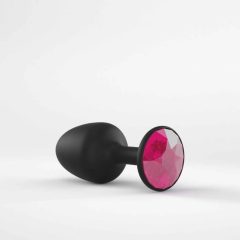 Dorcel Geisha Plug Ruby M - roza analni dildo (črn)
