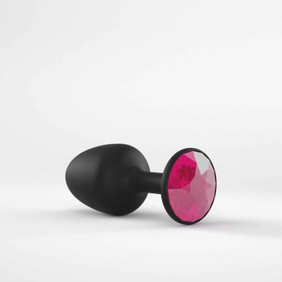 Dorcel Geisha Plug Ruby M - roza analni dildo (črn)