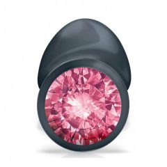 Dorcel Geisha Plug Ruby L - roza analni dildo (črn)