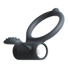Dorcel Power Clit - vibracijski obroček za penis (črn)