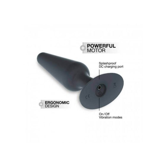 Dorcel Best Vibe Plug M - analni vibrator za polnjenje (črn)