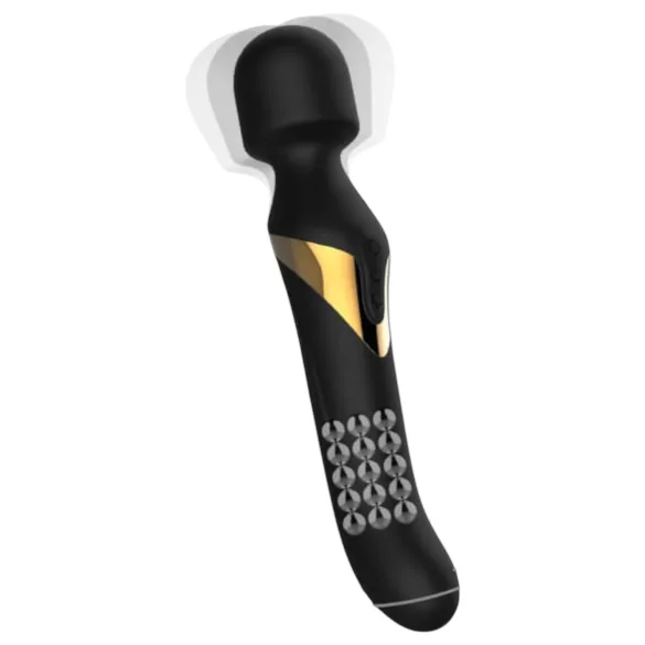 Dorcel - vibrator za dvojni orgazem 2v1 - črna