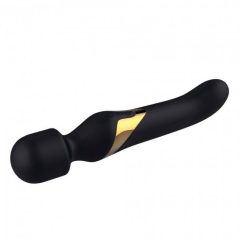   Dorcel Dual Orgasms Gold - polnilni masažni vibrator 2v1 (črn)