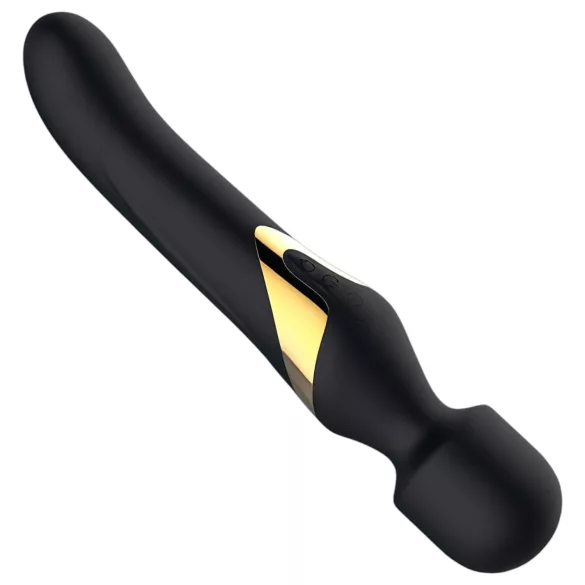Dorcel - vibrator za dvojni orgazem 2v1 - črna