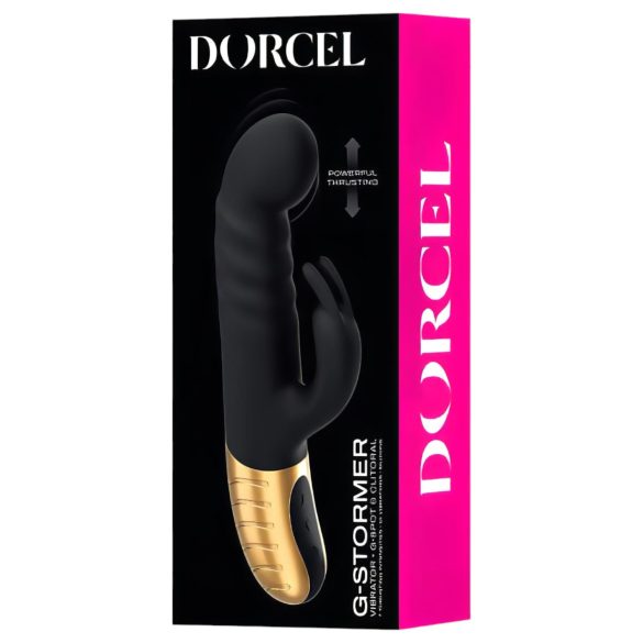 Dorcel G-stormer - polnilni vibracijski masažer z G-točko (črn)