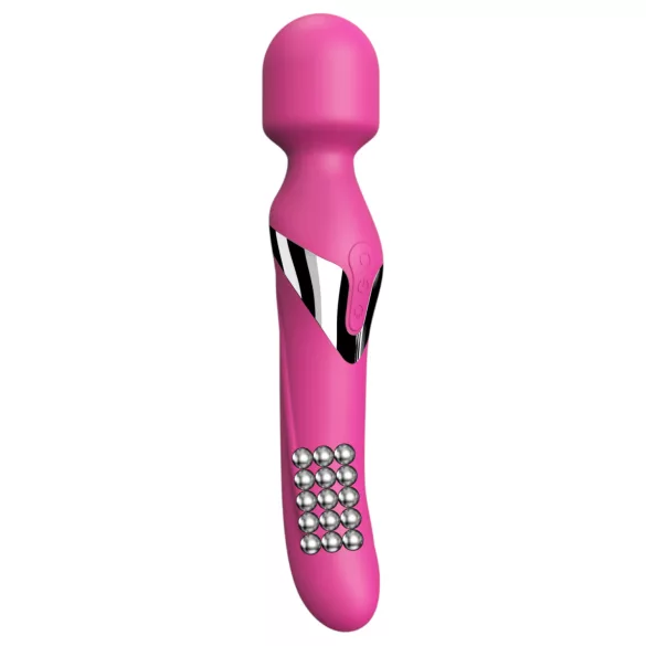 Dorcel Dual Orgasms - akumulatorski, 2v1 masažni vibrator (roza)