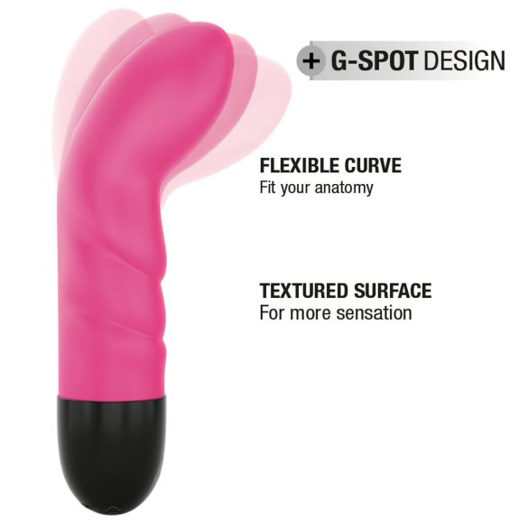 Dorcel Expert G 2.0 - polnilni G-točka vibrator (rožnat)