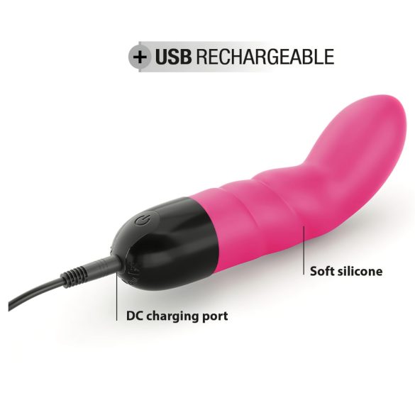 Dorcel Expert G 2.0 - polnilni G-točka vibrator (rožnat)