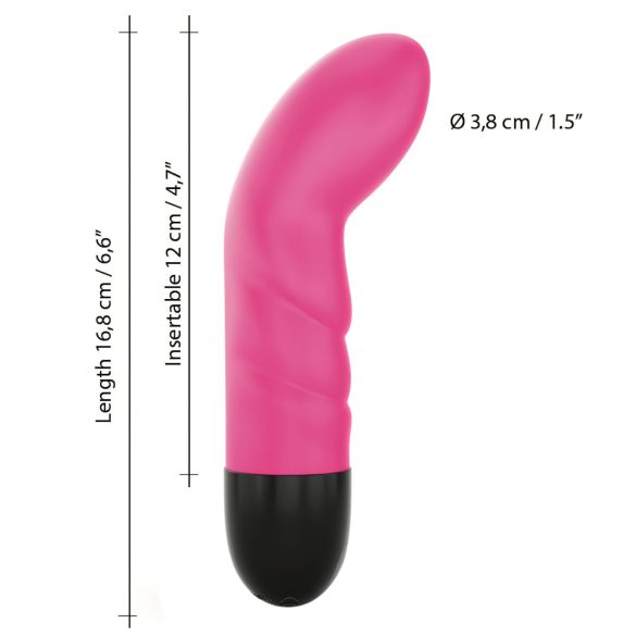 Dorcel Expert G 2.0 - polnilni G-točka vibrator (rožnat)