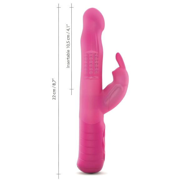 Dorcel Baby Rabbit 2.0 - akumulatorski vibrator s stimulatorjem klitorisa (roza)