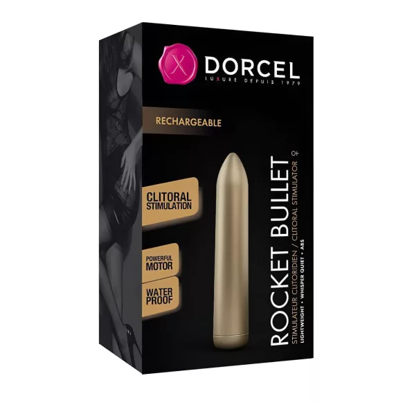 Dorcel - mini vibracijski masažer - polnilni - zlata barva