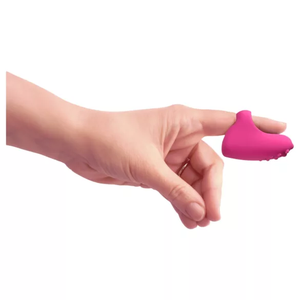 Dorcel Magic Finger - polnilni prstni vibrator (roza)