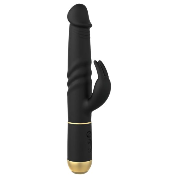 Dorcel - vibrator zajček z gibajočo stimulacijo klitorisa - črn