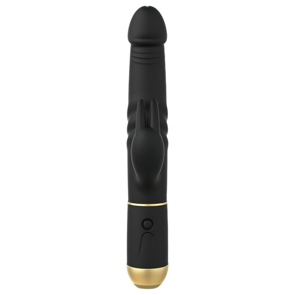 Dorcel - vibrator zajček z gibajočo stimulacijo klitorisa - črn